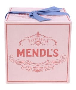Annie Atkins Mendl's box
